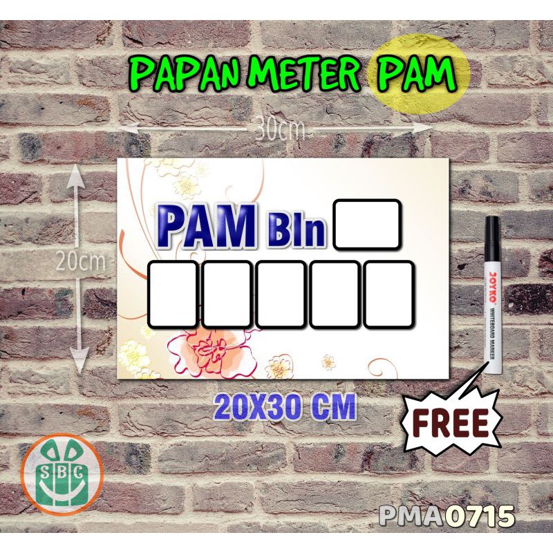 

Stokastik Papan Meter Listrik PLN PAM motif Unik - Pastel 15