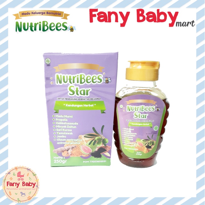 NUTRIBEES STAR MADU HERBAL UNTUK KELUARGA 250GR