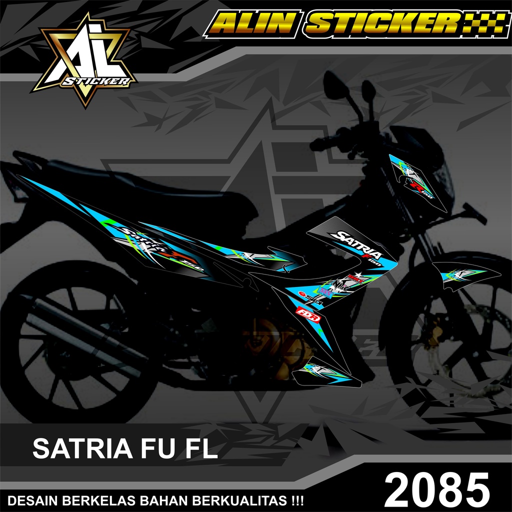 2085 Striping Sticker Satria Fu Fl - Striping Skotlet Satria FU