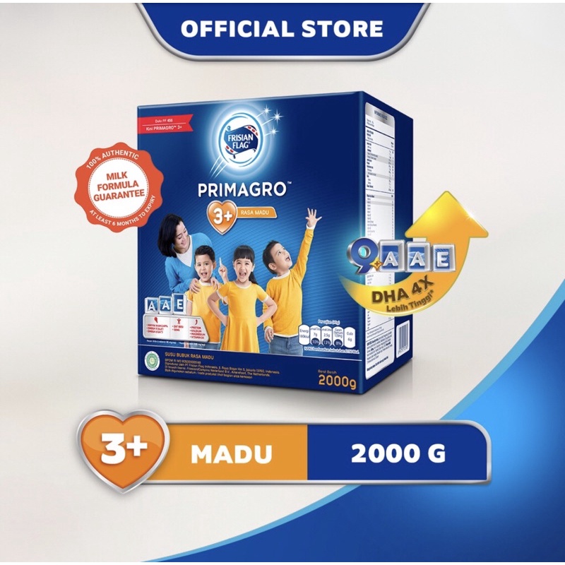 

Frisian Flag Primagro 3+ 2000 gr Susu Formula Pertumbuhan Anak - 1 Pcs