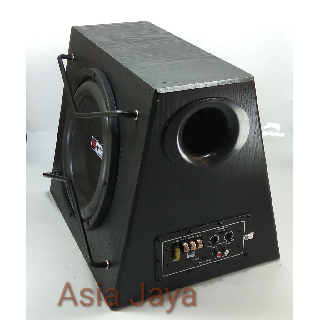 Jual Bassbox Subwoofer Aktif Mobil Inch Carman Cm Sub Woofer Active In Indonesia