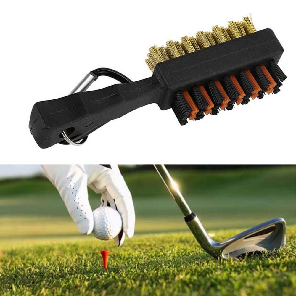 Sikat Club Golf AUGUSTINA 2sisi High Quality Wedge Ball Slot Cleaning Brush Sharpener Alat Sikat Pembersih Alur Golf Puterter