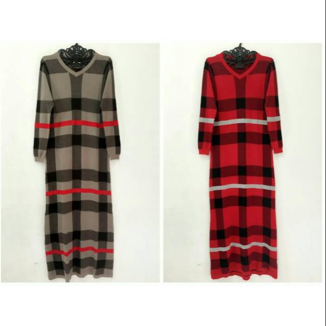 BURBERRY GAMIS RAJUT IMPORT KUALITAS BUTIK