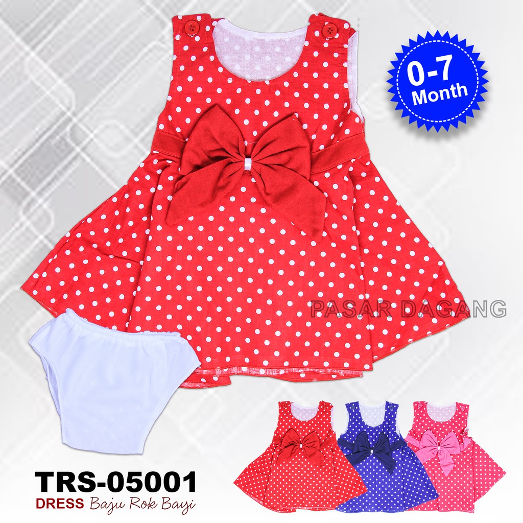 CANTIK Rok Dress Baju Bayi TRS-05001