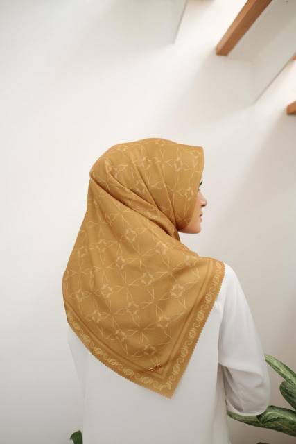 Mylady Hijab PREMIUM MONOGRAM EDITION denim vanilla latte avocado mustard mocha yakult black MONO-8
