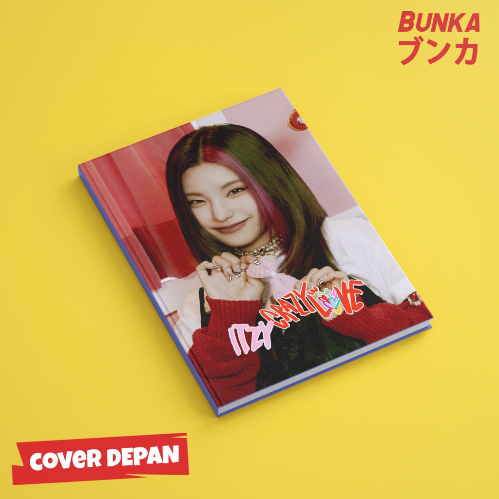 

Notebook KPOP Its Crazy Love Yeji Hardcover A5 Buku Tulis Catatan Notes Agenda Planner Jurnal