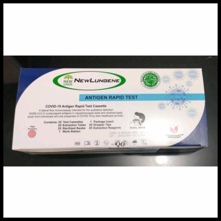 New Lungene Clungene Swab Antigen Per Box Original Surabaya