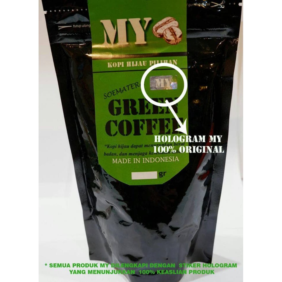 

My Green Coffee Bubuk- Giling Halus / Kopi Hijau 250gr Jamu Pelangsing - ju1864