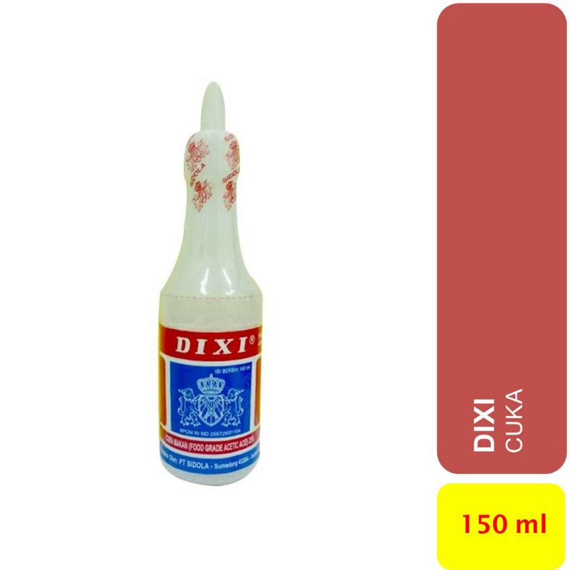 

Cuka kemasan 150 ml merk DIXI