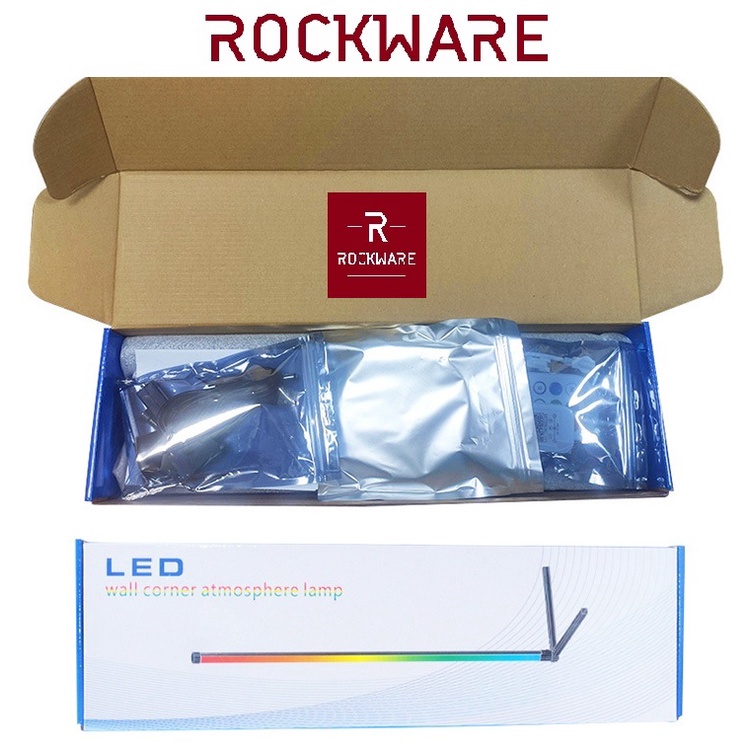 ROCKWARE LED Wall Corner Atmosphere RGB Lamp - Lampu Hias LED 156 cm