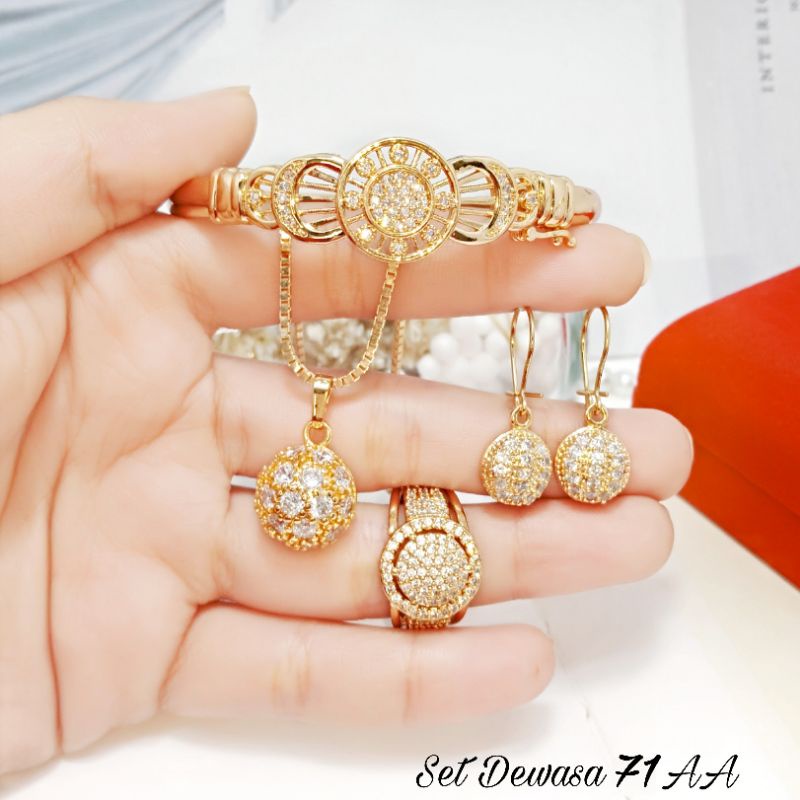 Perhiasan Xuping Set Wanit/Xuping Set Dewasa/Xuping Set Wanita 71 AA