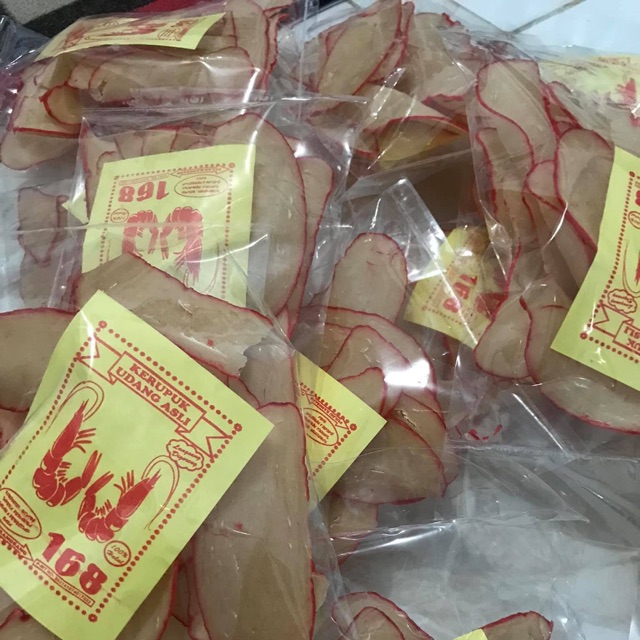 

Kerupuk udang 168 asli selatpanjang