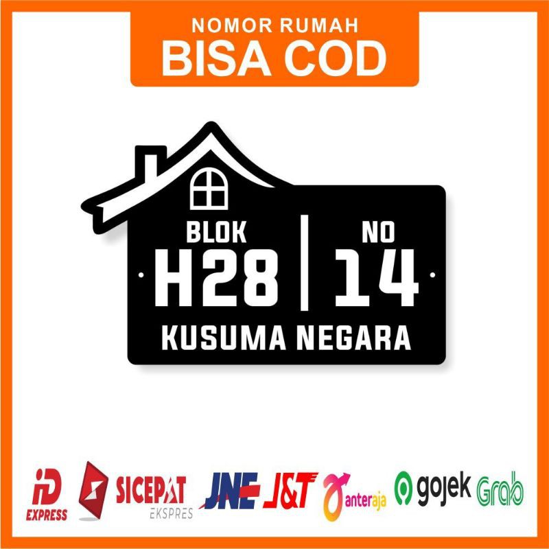 

NOMOR RUMAH AKRILIK / NOMOR RUMAH AKRILIK MURAH SERI 02