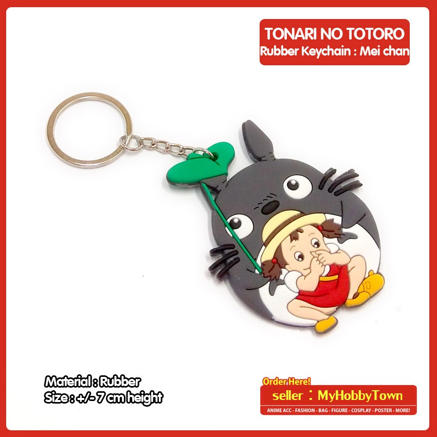 Gantungan kunci Tonari no Totoro : Totoro and Mei-chan