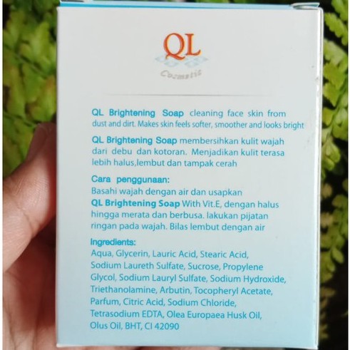 QL BRIGHTENING SOAP / SABUN WAJAH QL