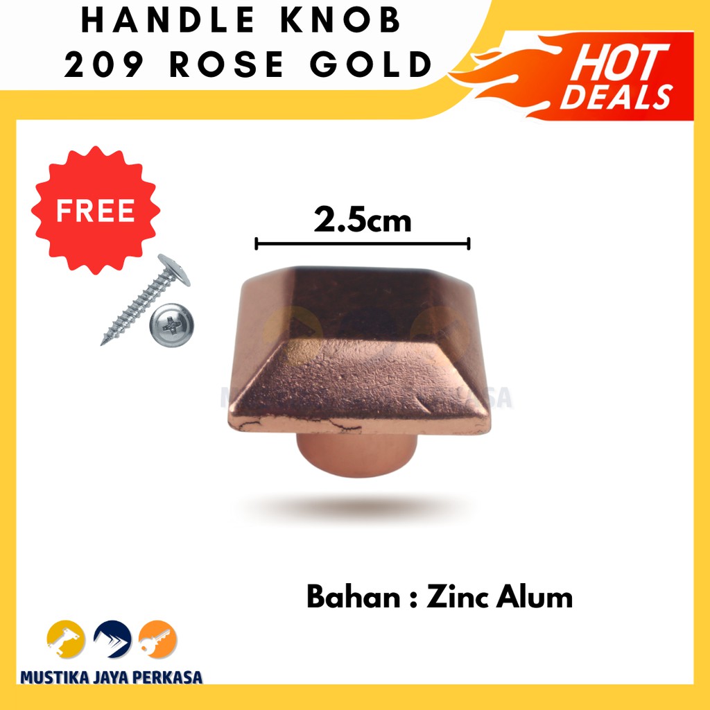 Handle Knob Handel Pegangan Tarikan Gagang Lemari Laci Besi Stainless