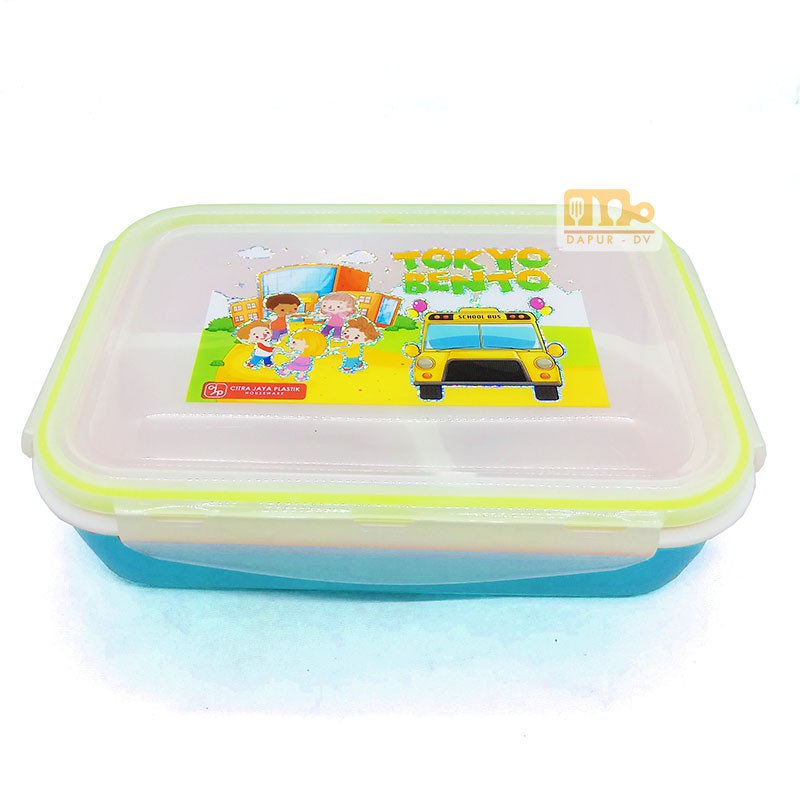 Lunch Box Tokyo Bento CJP 4 Sekat / Kotak Bekal Makan Premium/ Tempat Makan Anak