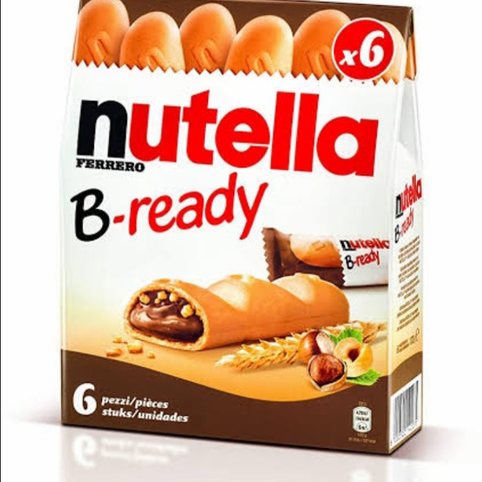 

NUTTELA FERRERO B- READY COKLAT 132 GR/SNACK COKLAT