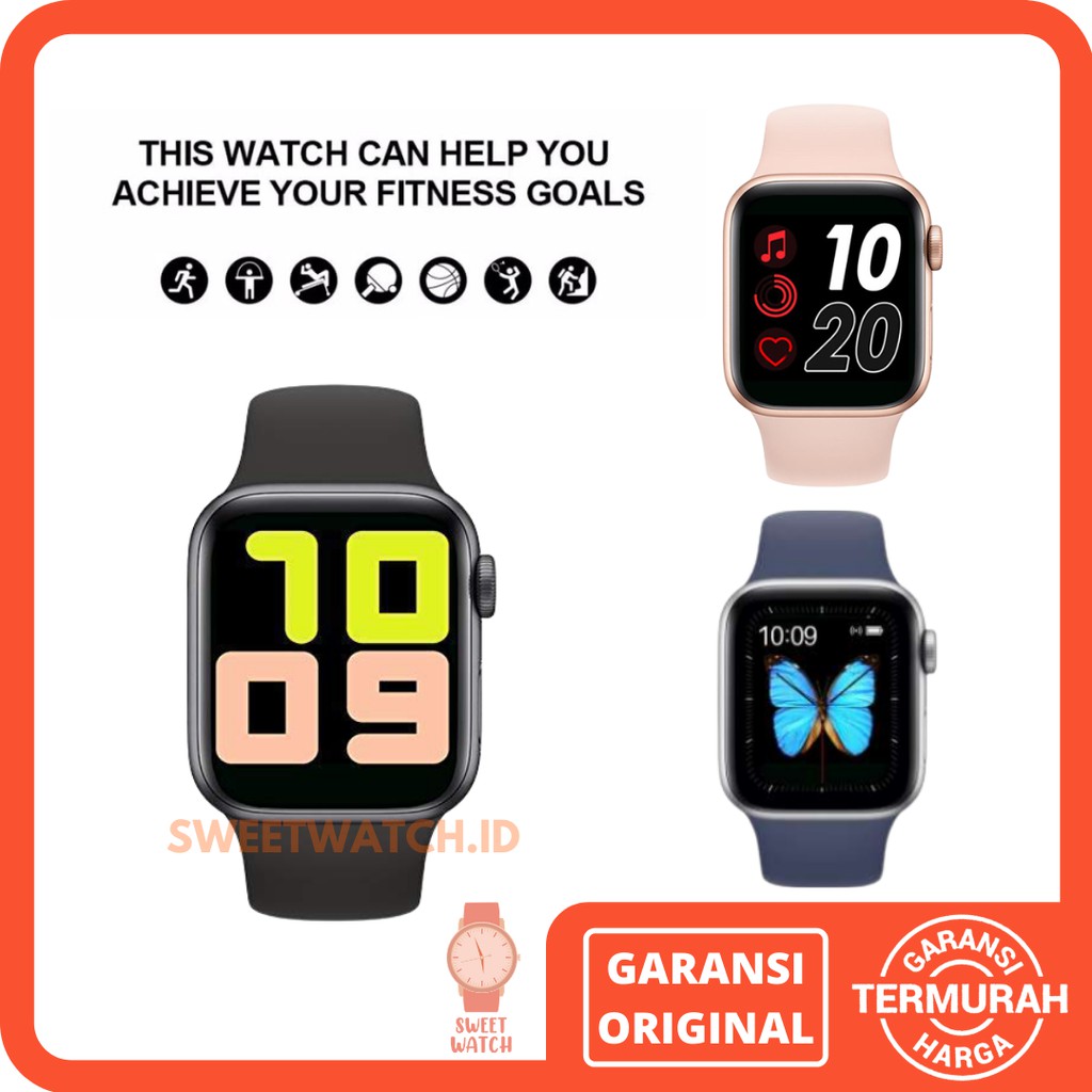 Smartwatch T500 Jam Tangan Cewek Smartwatch Jam Tangan Pintar Jam Tangan Cewek Smart Watch T500