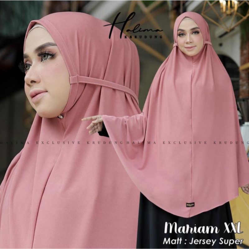 Hijab Bergo Jersey Jumbo syarii Size XL XXL XXXL Jilbab Instan Premum Jilbab instan jumbo  Jilbab sy