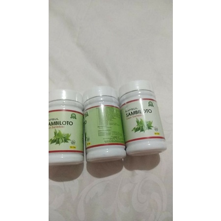 Kapsul Sambiloto / Sambiroto 99 Herbal Original Green Chiretta Penyakit Paru Radang Mengobati Amandel dan Membantu Memelihara Daya Tahan Tubuh