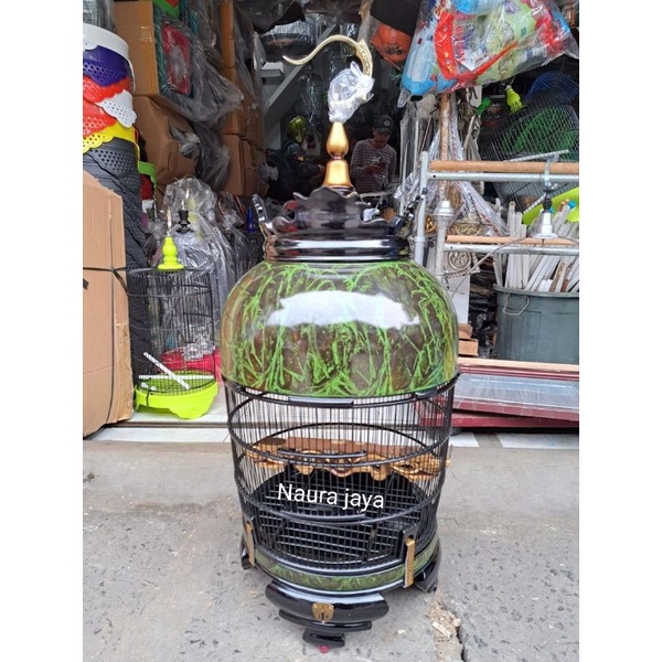 Kandang Sangkar Perkutut Jati Green Marmer Jati jaya
