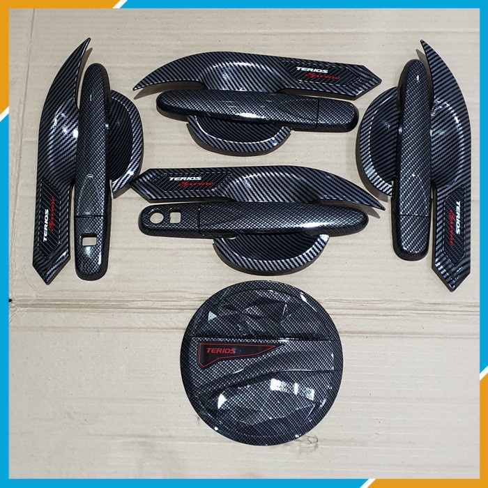 VARIASI Paket handle PINTU SMARTKEY + outer MANGKOK + TUTUP BENSIN DAIHATSU All new Terios 2018-2021