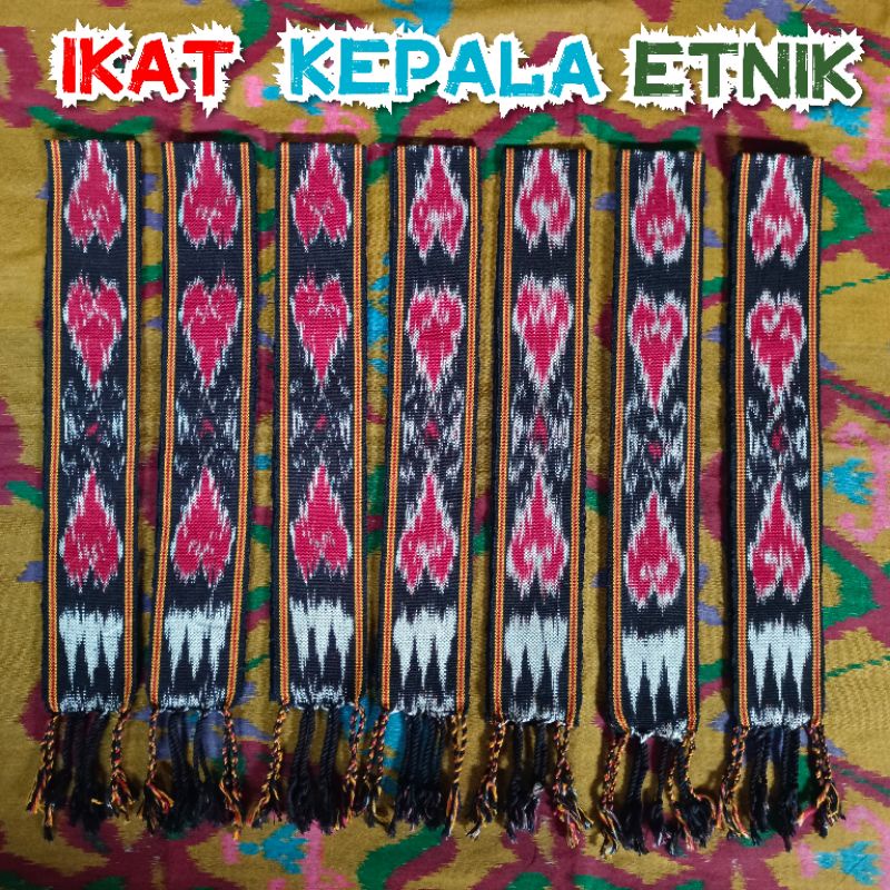 Ikat Kepala Etnik Tenun, kain tenun, syal tenun