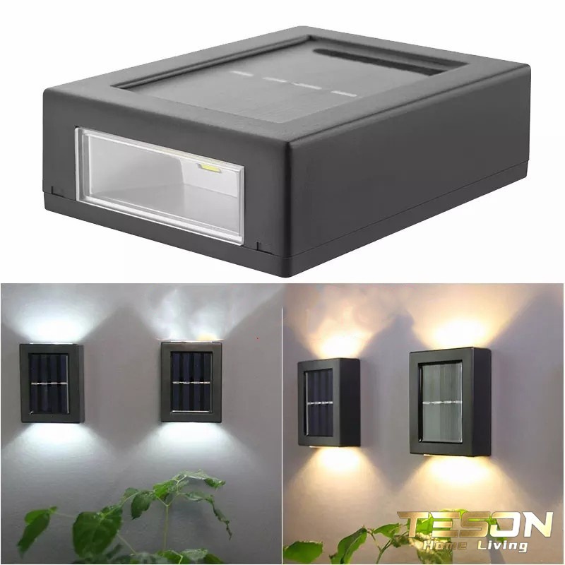 #TERMURAH!!! 2Pcs Lampu Dinding Outdoor Tenaga Surya/Lampu Taman Outdoor Tenaga Surya/Lampu Kamar Tidur Dekorasi/Lampu Solar Tenaga Surya/Lampu Jalan Gantung Hias Tenaga Surya