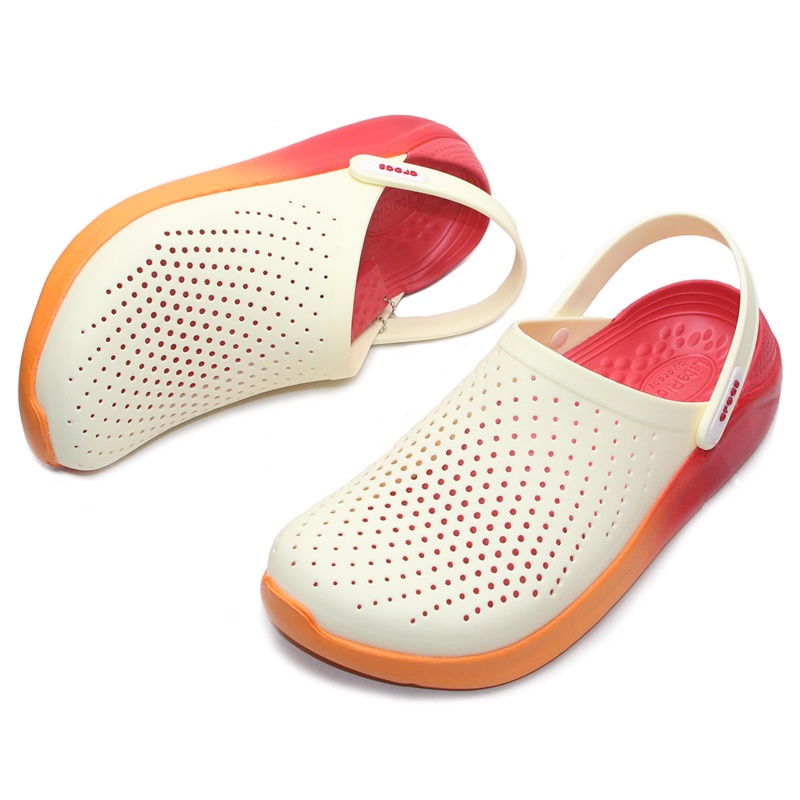 Crocs Literide Clog Gradasi / Literide Clog / Sandal Pria dan Wanita / Sandal Warna Gradasi / Sandal Anti Air / Sandal Kodokk