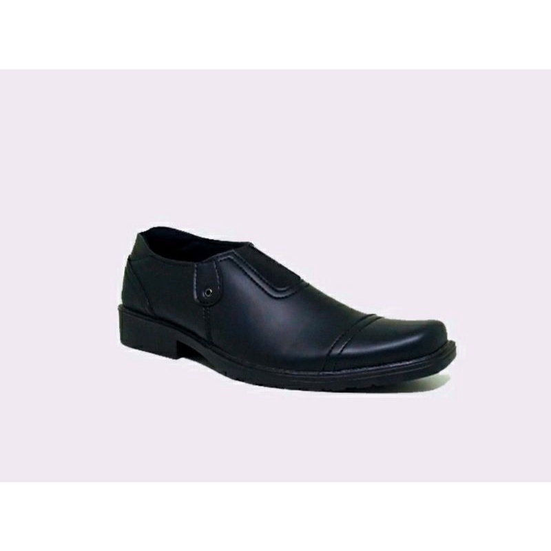 Pantofel Pria Big Size BA-03 Loafers Slipon Sepatu Formal Kulit Ukuran JUMBO 43-44-45-46-47Leather Hitam Murah, ORI