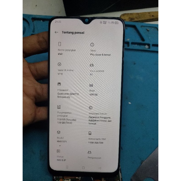 Lcd realme 5 pro ori copotan