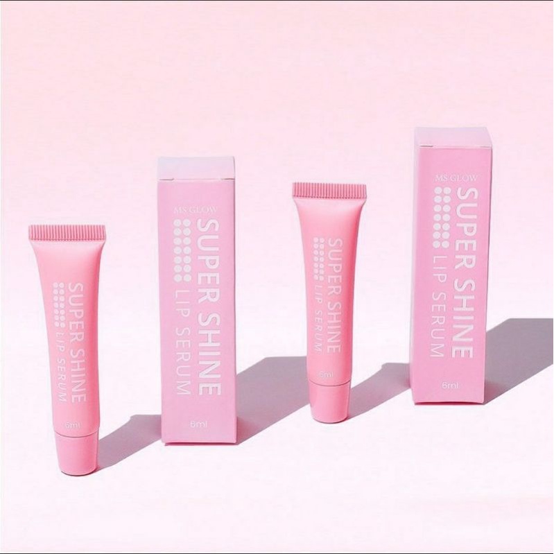 MS GLOW LIP SERUM FREE GIFT POUCH BENTUK BIBIR