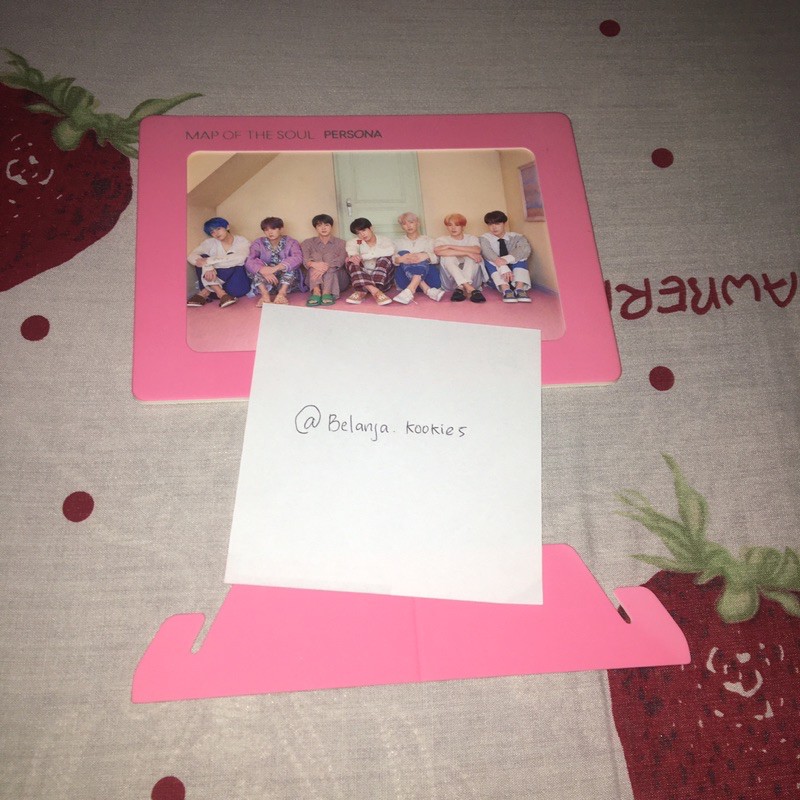 PC HOLDER KEYRING BANG BANG CON JUNGKOOK + PHOTO FRAME PERSONA WEVERSE