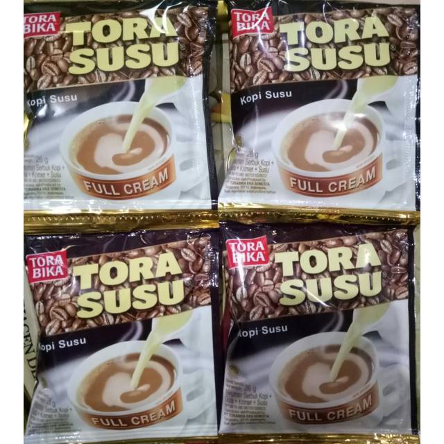 

ToraBika Kopi susu 1Renceng 10sachet @26g