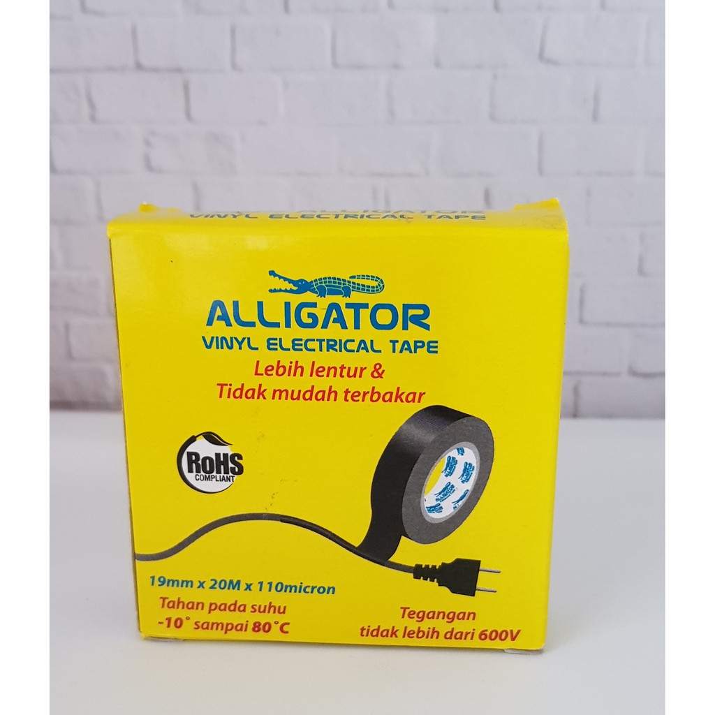 

Lakban Listrik Hitam Alligator