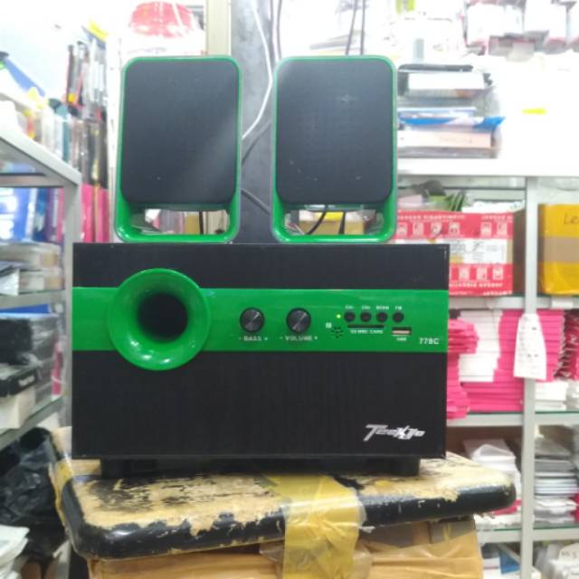 Speaker bluetooth super bass original gmc teckyo 778c