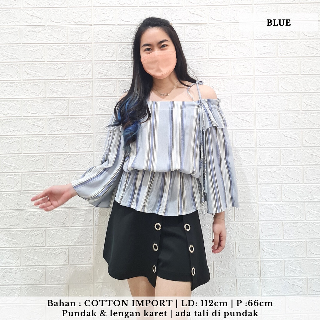 722 kidori sabrina stripe top