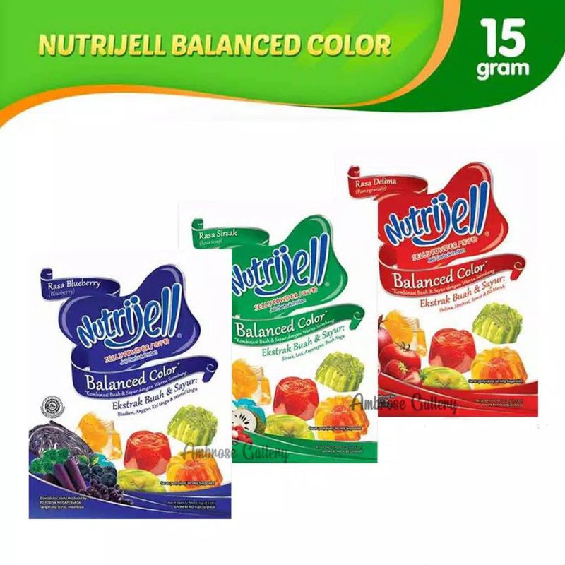 nutrijell  balanced colour 15 gram