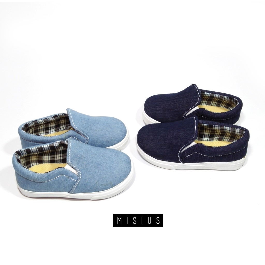 Misius sepatu anak usia 1 2 3 4 5 6 tahun JEANS DENIM THOMAS