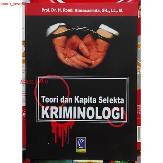 Jual Teori Dan Kapita Selekta Kriminologi Prof Romli Atmasasmita ...