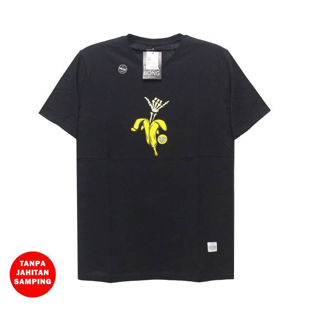 Kaos surfing pria tanpa jahitan samping billa hitam 002