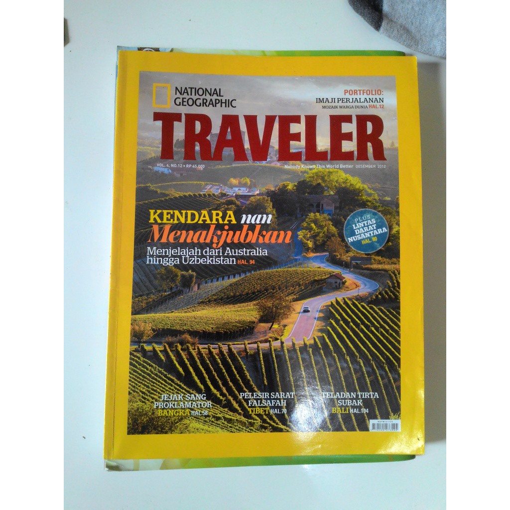 Majalah NatGeo Travel Indonesia KENDARA nan Menakjubkan