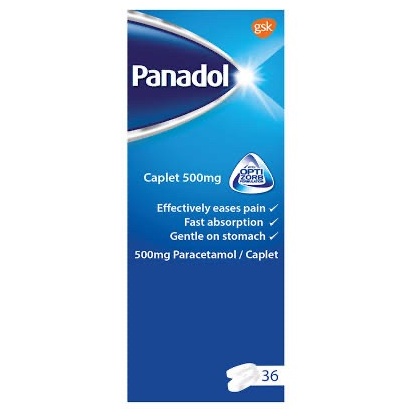 Panadol Optizorb Caplet 500 mg 36Caps