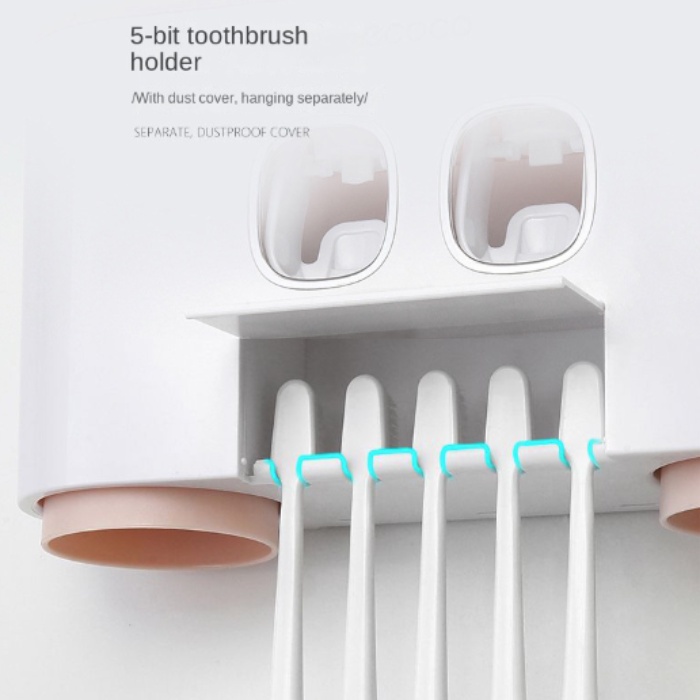 Ecoco Toothbrush Holder Rak Sikat Gigi Dispenser Odol E1802