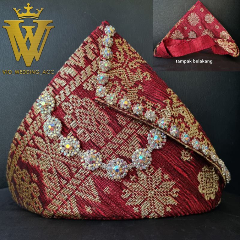 Tanjak songket tenun palembang