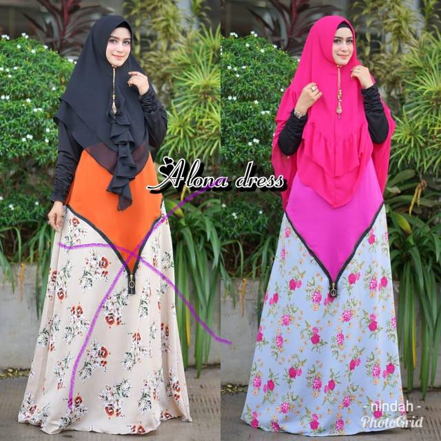 Dress Baju Gamis Cantik Bagus