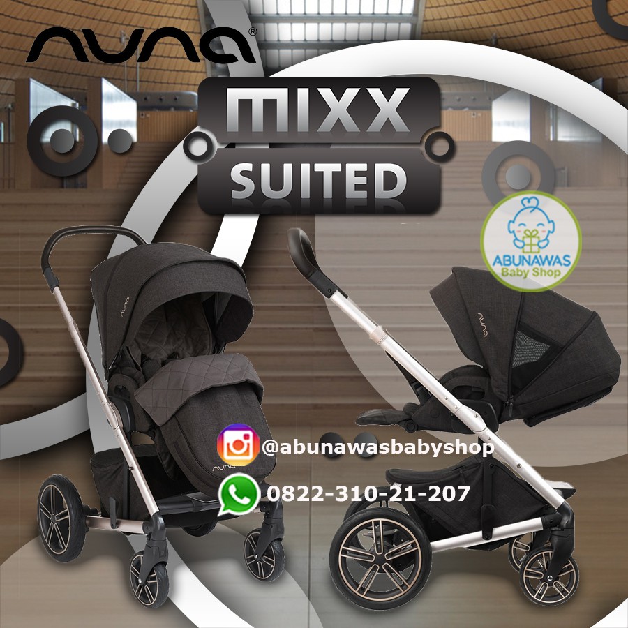 Nuna Mixx Caviar &amp; Jett / Nuna Mixx Stroller / Stroller Bayi Nuna