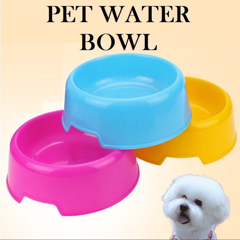 LUCKYMALL Tempat Makan Minum Kucing Anjing Mangkok Mangkuk Hewan Pet Water Bowl