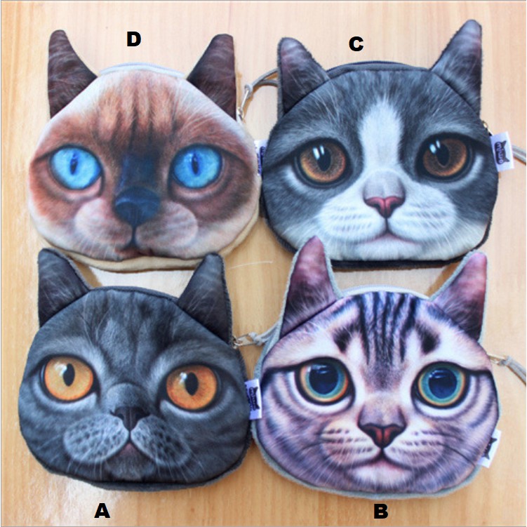 Dompet Koin karakter Kucing / Coin pouch Uang FASHION KOREA